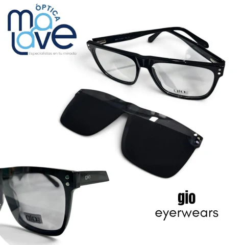 Gio Black Flat-Top